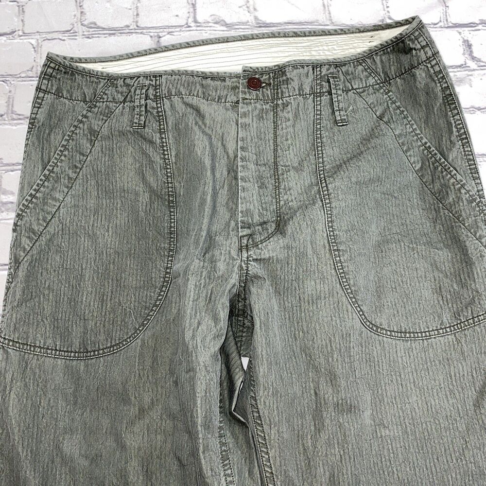 Eastlogue Utility Cotton Nylon Green Pants Size Large Rare Excellent Condition - Picture 2 of 13